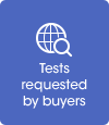 Tests requested by buyers